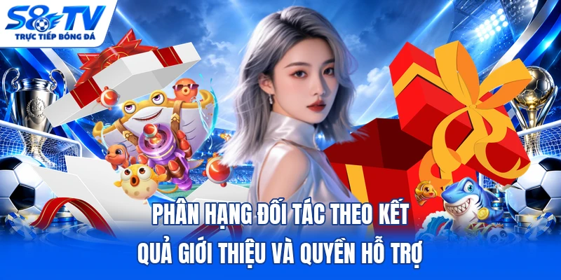 Phân hạng đối tác theo kết quả giới thiệu và quyền hỗ trợ