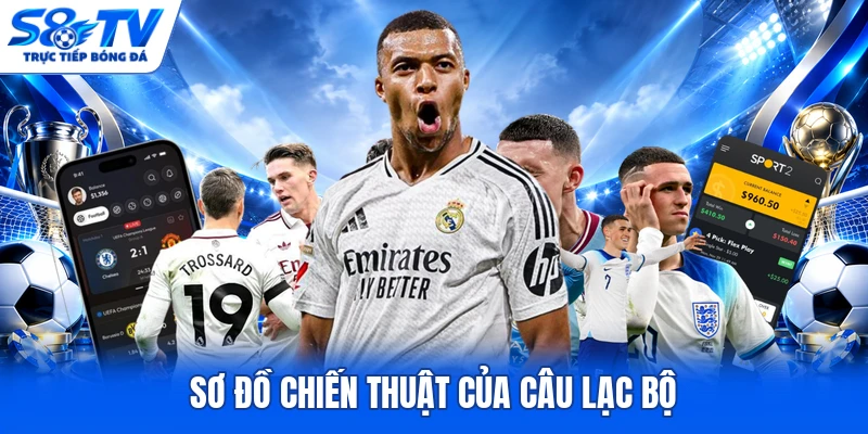 Sơ đồ chiến thuật của câu lạc bộ